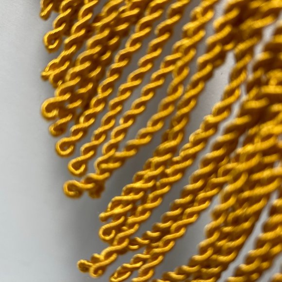 2" Bullion Fringe Gold Trim Fabric Sewing 10 yards - Picture 7 of 13